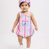 The Pastel Stripe Romper Set