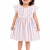 The Pastel Stripe Lace Dress