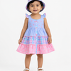 The Pastel Bloom Frock & Hat
